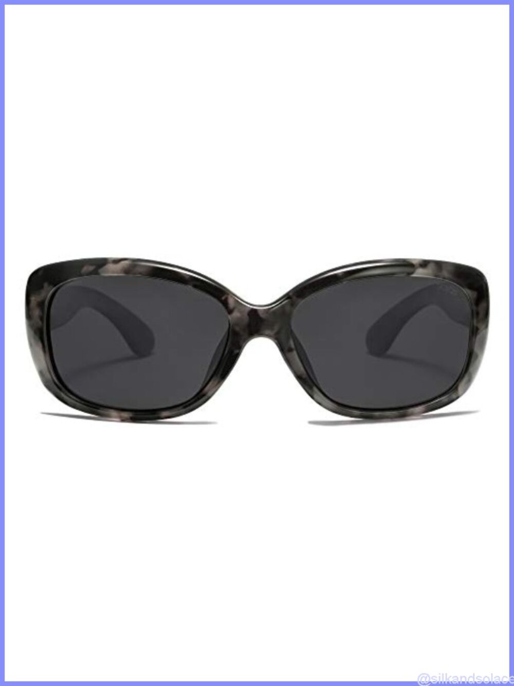 Square Polarized UV400 Sunglasses Retro Full Frame Unisex